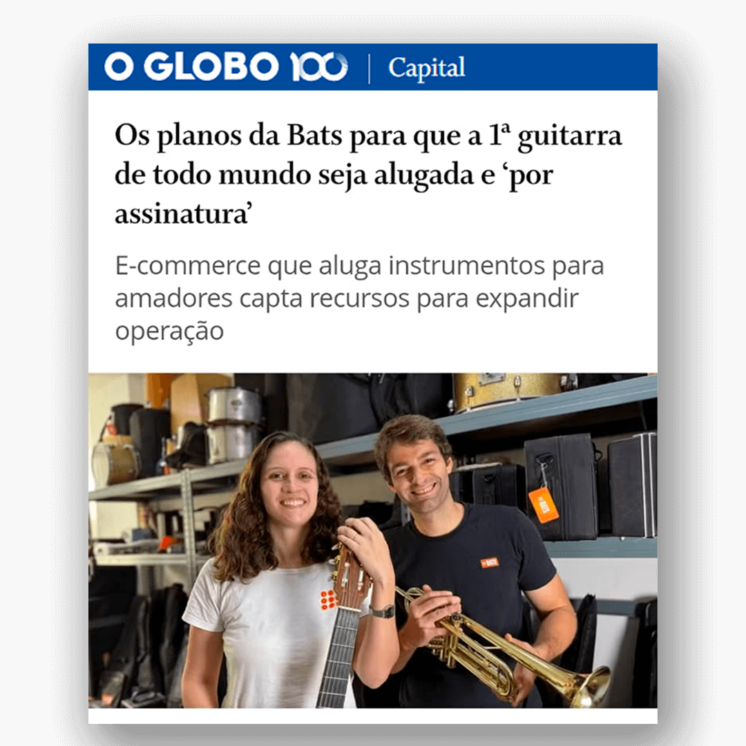 Reportagem sobre BATS no jornal O Globo